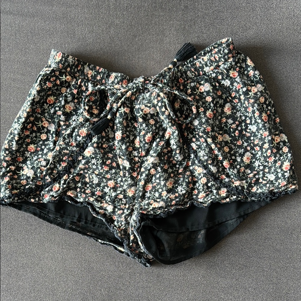 Ladies American Eagle Floral Print Women's Shorts